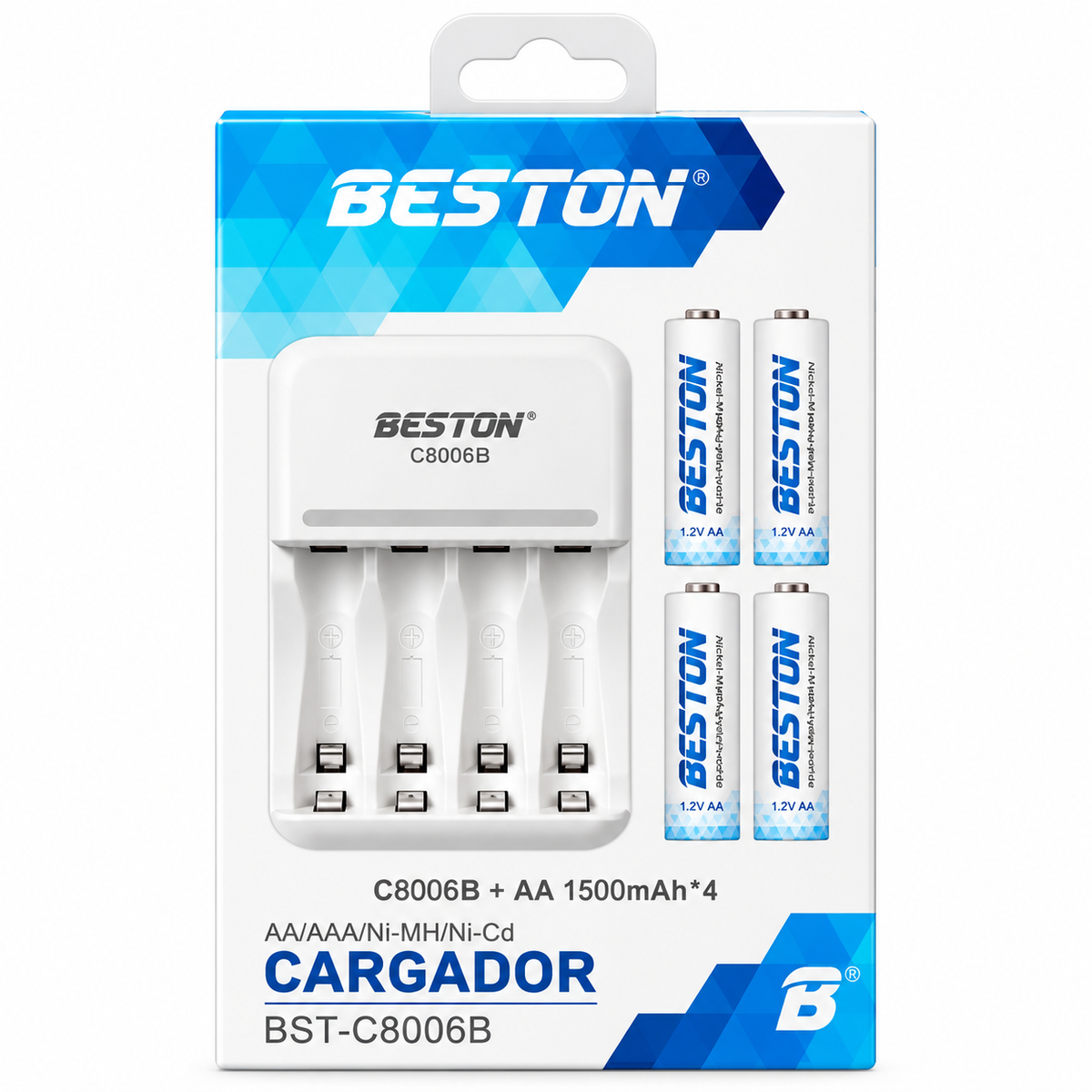 Beston Cargador Bst C804U Baterias Aa
