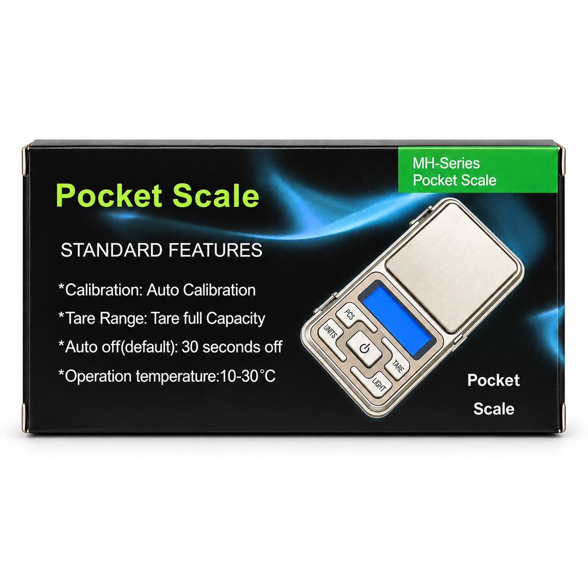 Gramera Digital de Bolsillo MH-Series – Balanza Electrónica de Precisión con Pantalla LCD