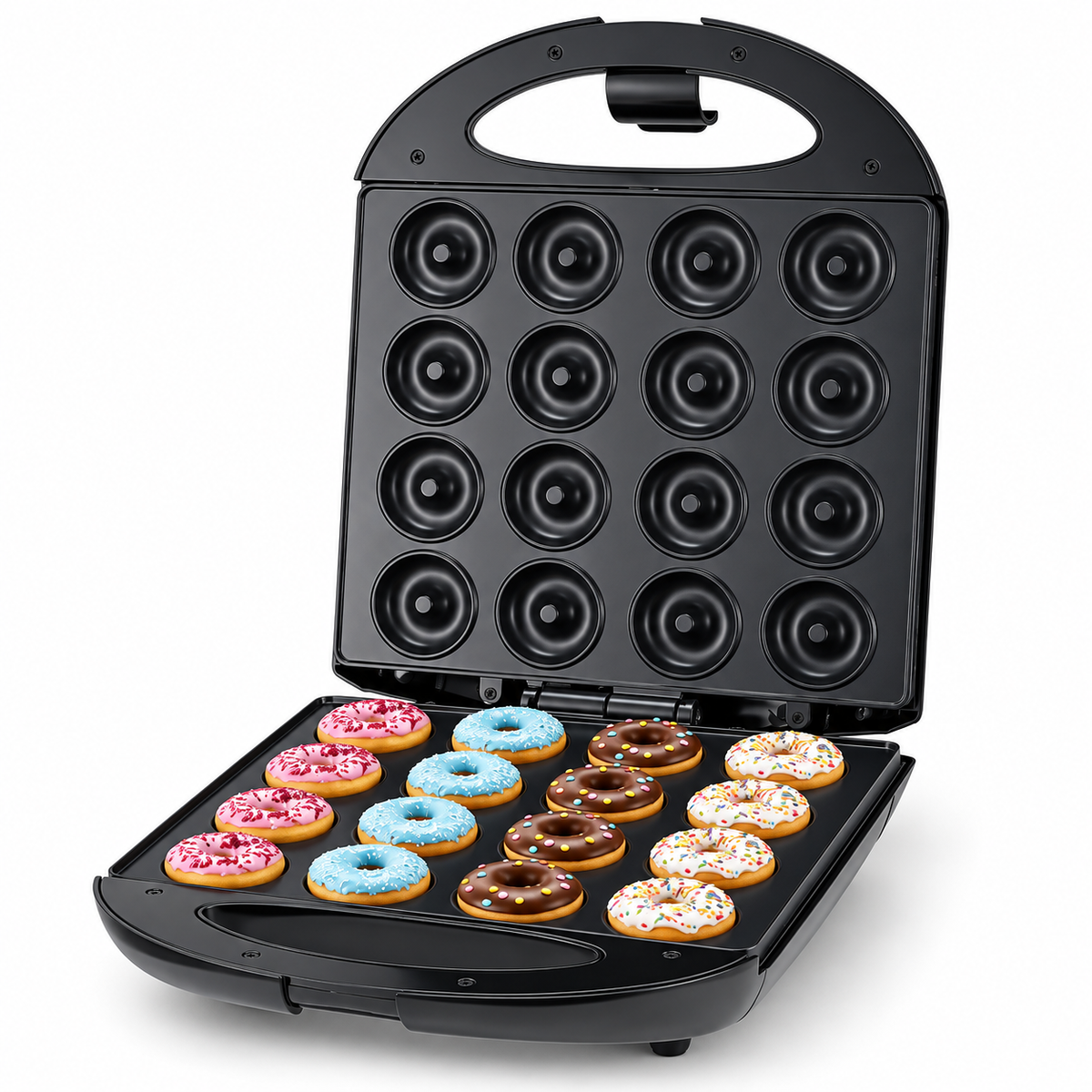 Máquina para Hacer Donas Sokany SK-08002 de 16 Unidades – 1400W
