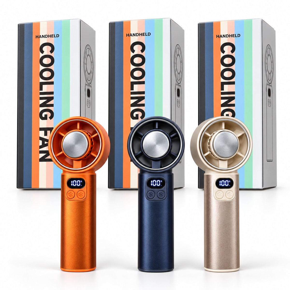 Ventilador Portátil de Mano – Handheld Cooling Fan