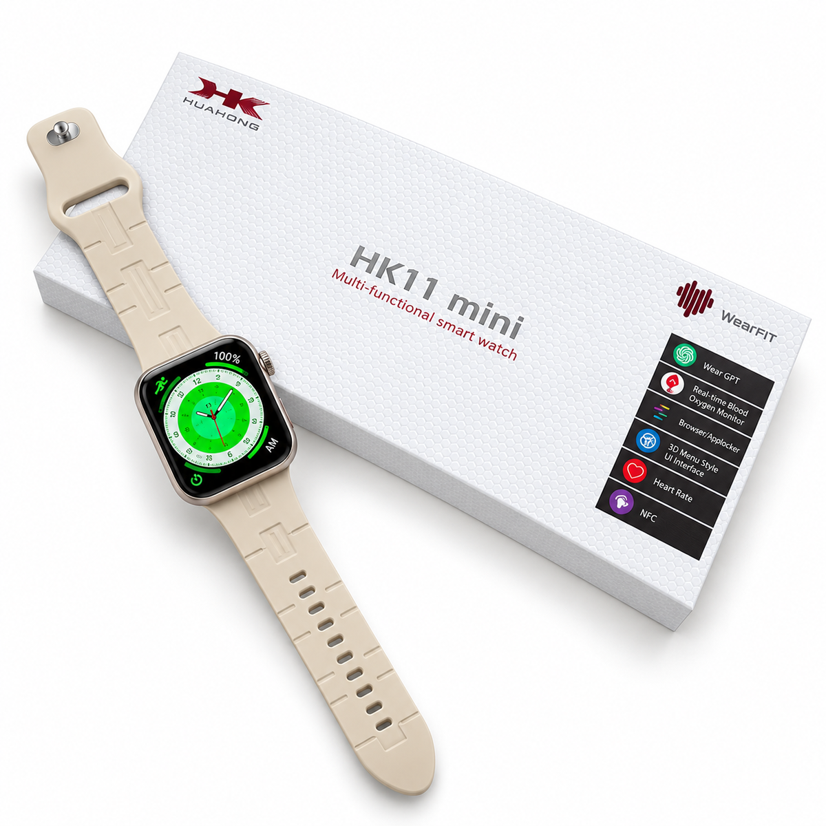 Smartwatch HK11 Mini – Reloj Inteligente con Bluetooth y NFC
