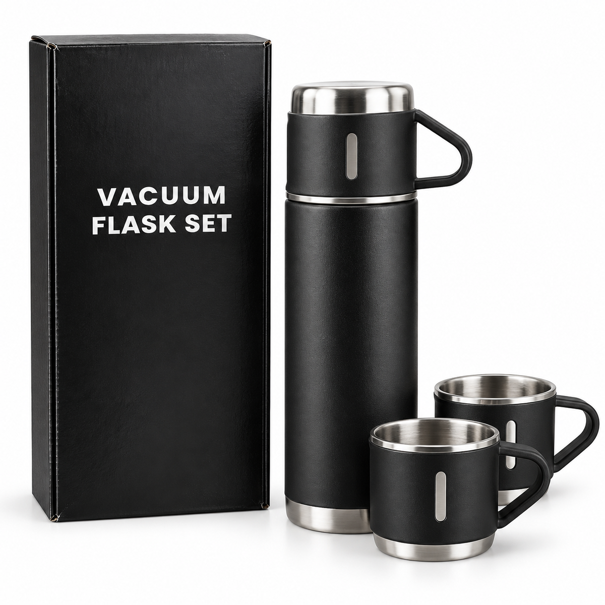 Set de Termo al Vacío Vacuum Flask Set – Kit para Bebidas Frías y Calientes