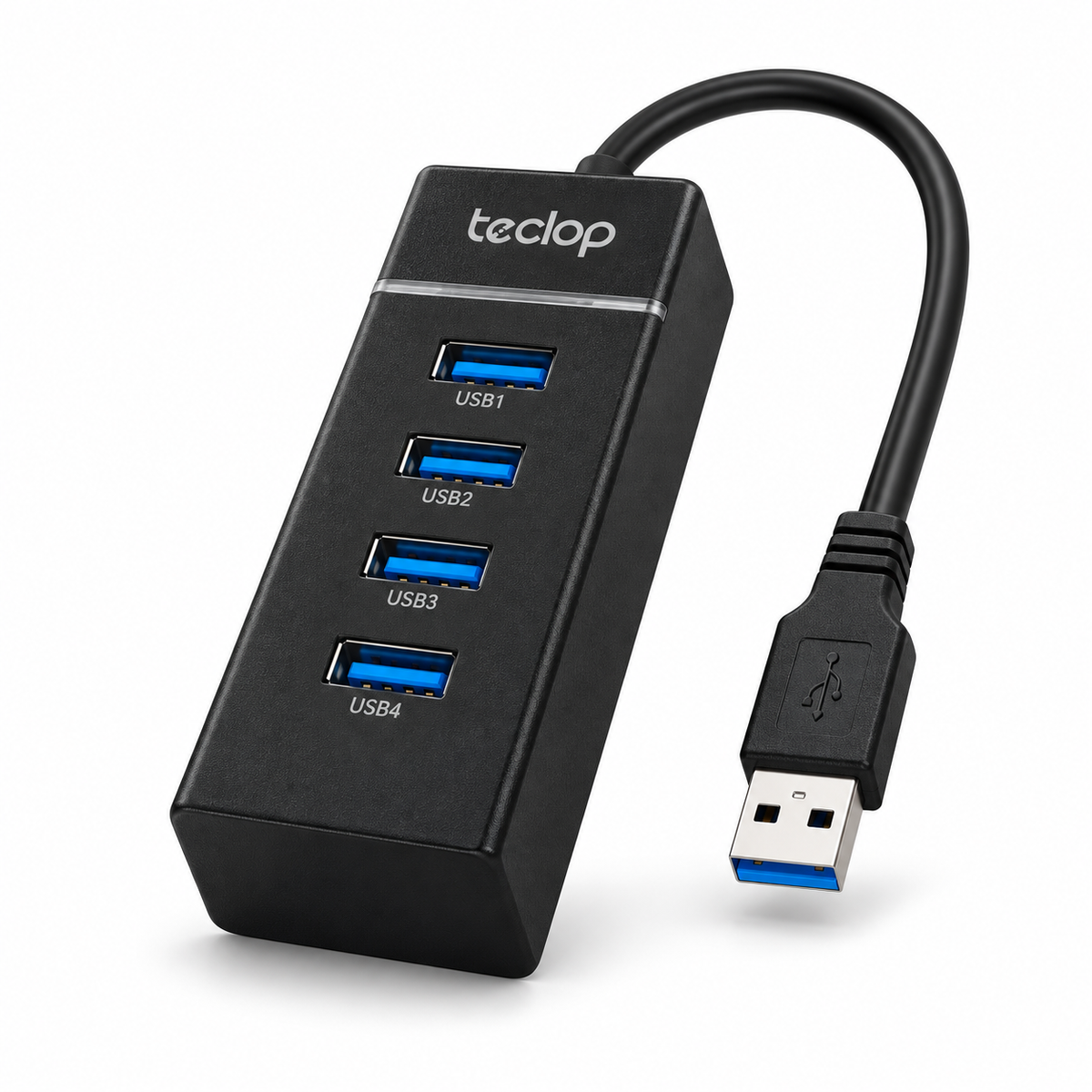 Multipuerto de 4 Entradas Hub USB 3.0