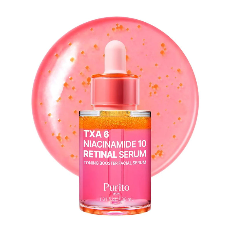 PURITO SEOUL TXA 6 Niacinamide 10 Retinal Serum 30 ml – Sérum Facial Antimanchas y Renovador