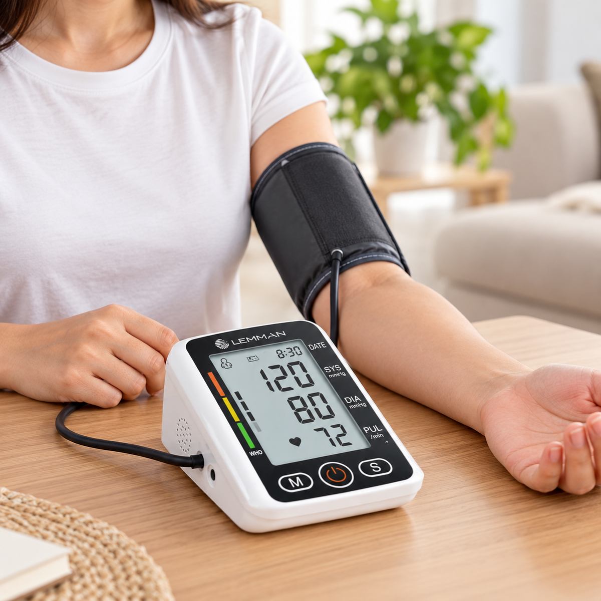 Tensiómetro Digital Automático de Brazo Lemman con Pantalla LCD