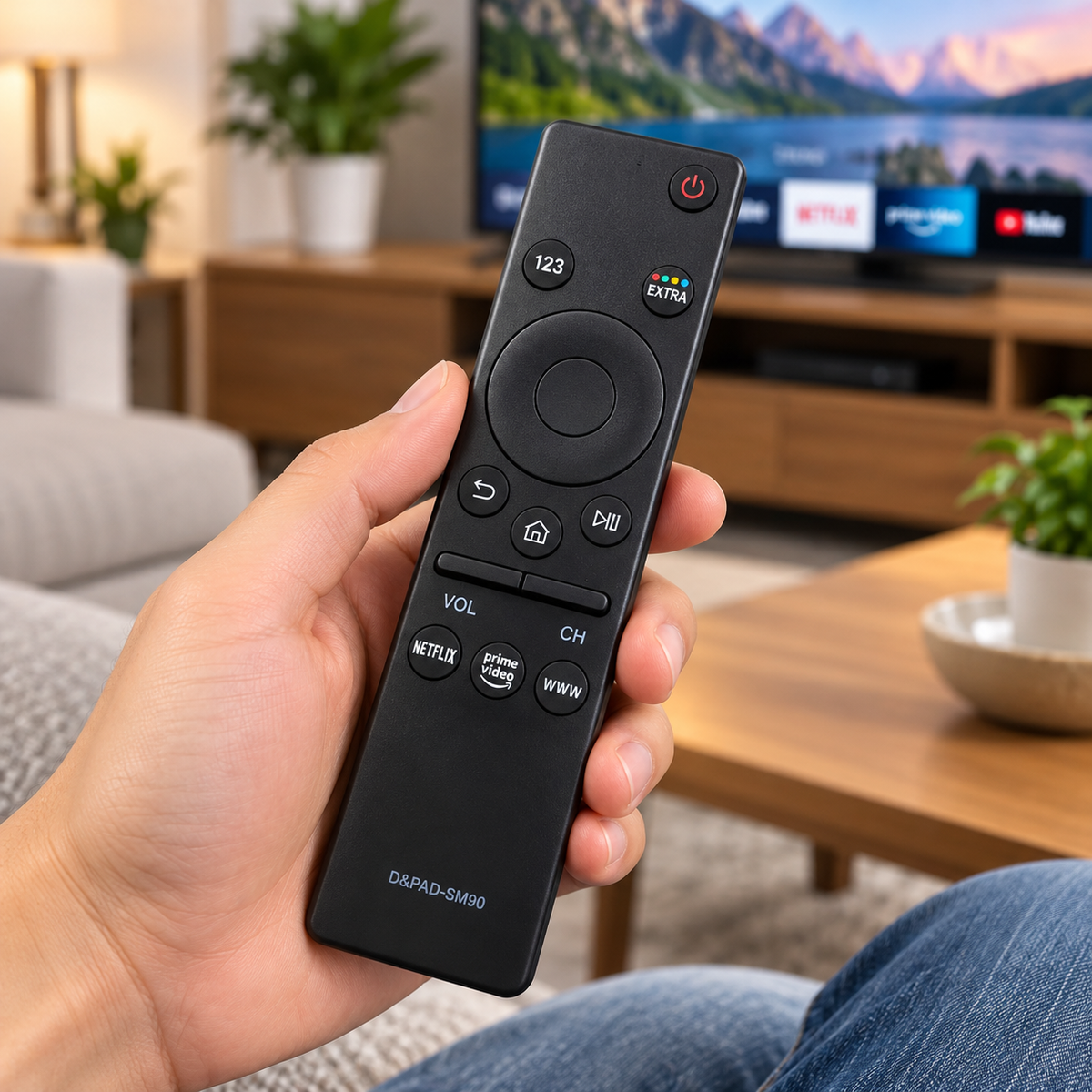 Control Remoto Universal Genérico Compatible con Smart TV Samsung