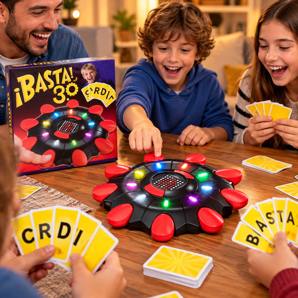 Juego de Mesa ¡Basta! 3.0 – Rap Toys con Luces