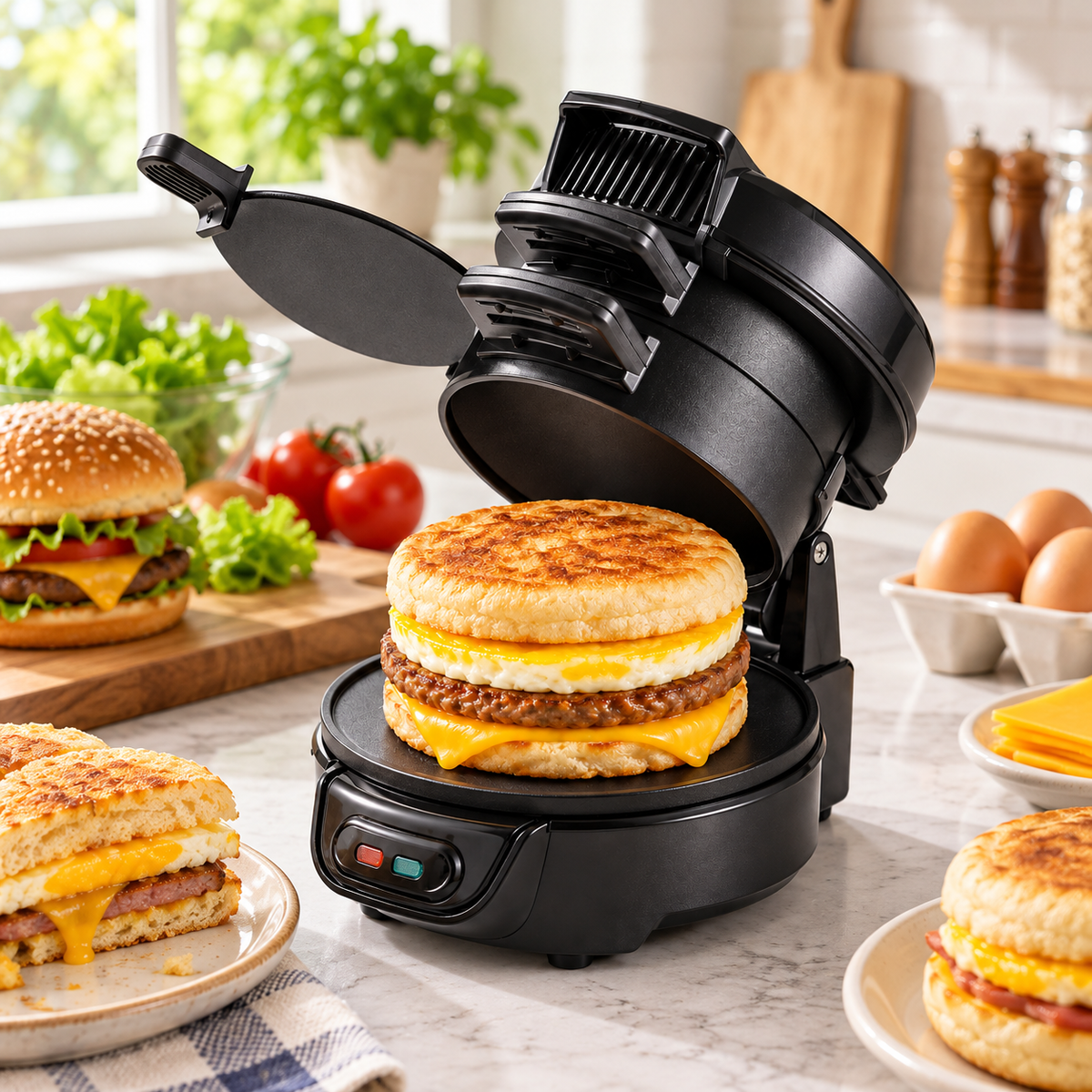 Máquina Hamburguesera Sokany SK-08033 – 600W