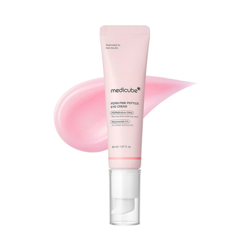 Medicube PDRN Pink Peptide Eye Cream 30 ml – Contorno de Ojos con PDRN y Niacinamida 5%